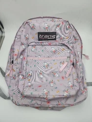 This Trans by Jansport backpack is perfect for any young girl who loves unicorns and flowers. The backpack features a...