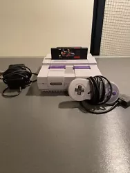 TESTED Super Nintendo SNES Console Bundle System SNS-001 Controller SNS-005. Tested and workingSuper Clean...
