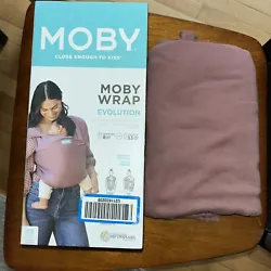 MOBY wrap Evolution EUC Terracotta Baby Carrier. Used only a handful of timesCleanedSmoke free home Comes in original...
