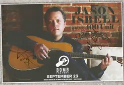 Signed by Jason Isbell and Frank Turner after the show. Dallas, TX on September 23, 2017.