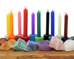Enhance your candle magick or simply choose a color that matches your altar.