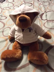 Hockey Teddy Bear With Removable Jacket Hooded Gund Brand. Condition is preowned but sat on a closet shelf and never...