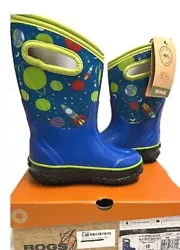 Bogs Classic. size 7 is a toddler size. Space Boots. 8,10 little kids (see size chart). Features 4-way stretch 100%...