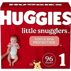Made with your babys sensitive skin in mind, Huggies Little Snugglers provide 360 degrees of gentle skin protection to...