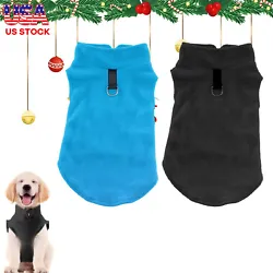 【Attractive Appearance】Dog cold weather pullover has a fashionable look and warm texture, perfect for your dog to...