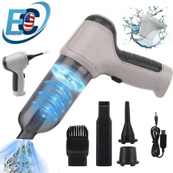 [120W 9000PA] [Cordless Vacuum Cleaner Blower] [Wet&Dry]. 【Quiet Operation & Removable Filter】 The car vacuum...