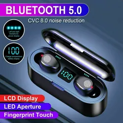 Product model: f9 Bluetooth headset. Bluetooth version: v5.0. Applicable products: smart phones, tablets (compatible...