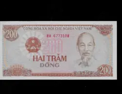 Billet Vietnam 200 Dong 1987.