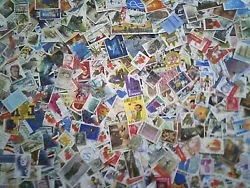 + 500 beaux timbres différents belgique.