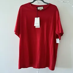 NWT GUCCI T-SHIRT RED MEN’S size M 440104. New with tagSize M100% authentic Red t-shirtThis model of t-shirt is with...
