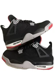 2019 Nike Air Jordan 4 Retro Bred OG IV -Pre-owned size 11-100% Authentic-personal collection-only buy from reputable...