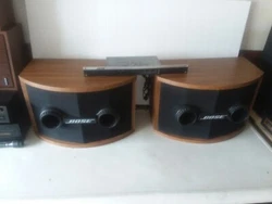 Pair of Bose 802-W Walnut Wood Professional Loudspeakers with eq. No shipping sorry no shipping