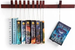 This stylish and decorative wall-mounted bookshelf adds an aesthetic touch to any bedroom or living space. It has a...