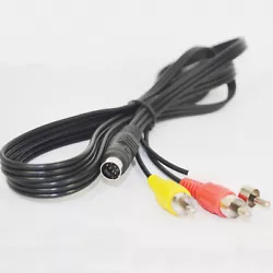 7 Pin S Video to 3 RCA TV Male Audio Video Cable Lead 1.5m for Laptop PC. Converts S-Video to 3 RCA RGB male. 1 x 7 Pin...