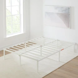 Available in Twin, Full, Queen, and King sizes. Slat design allows you to place your mattress directly onto the...