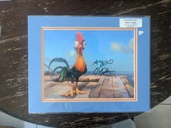 ALAN TUDYK Signed Autograph 8x10 Photo MOANA HEI HEI CHICKEN -COA.