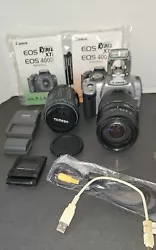 Its silver color, along with its Canon EOS series and model - Canon EOS Rebel XTI, makes it a valuable addition to any...