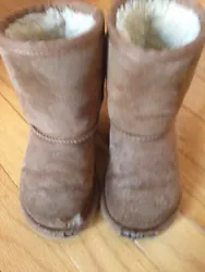 This is a pair of well loved uggs.