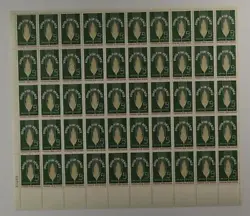 US SCOTT 1231 PANE OF 50 FOOD FOR PEACE STAMPS 5 CENT FACE MNH.