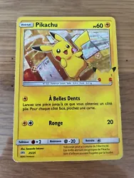 Carte Pokémon Pikachu 25/25 Holo Epée Bouclier Promo Mc Donald 2021 FR.