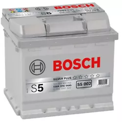 Batterie Bosch S5002 54Ah 530A BOSCH. Largeur: 175.