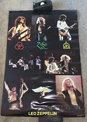 Vintage 1972 Led Zeppelin in Concert poster. Estate Find has been rolled, please see photos.