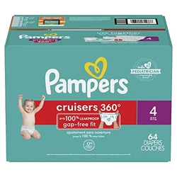 Pampers Cruisers 360 diapers are our best fit and protection for your active baby. Unlike ordinary disposable diapers...