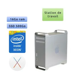 Occasion - Apple Mac Pro Quad Core Xeon 3.2Ghz A1289 (EMC 2629) 16Go 500Go SSD - MacPro5,1 - mi 2012 - Station de...