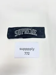 Supreme New Era Sequin Arc Logo Headband Black (FW18) BRAND NEW SEALED. Brand new sealed Supreme New Era Sequin Arc...