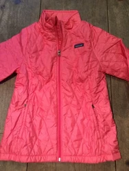 Patagonia girls nano puff jacket prima loft gold insulation durable water repellent finish new with tags Indy pink size...
