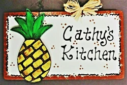 Heres a Super-Cute Sign with aPINEAPPLE OVERLAY. The overlay was designed and made by us and adds an attractive...