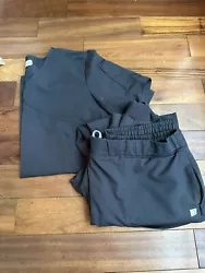 ReSurge Butter Soft Scrubs Grey Large Jogger Pants. Condition is New with tags. Shipped with USPS Ground Advantage.