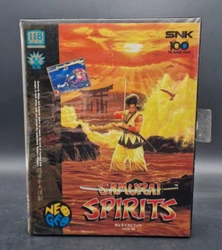 Jeu Samurai Spirits pour SNK Neo Geo AES NTSC-J JAP vendu dans son boîtier avec sa notice dorigine. Lensemble est en...