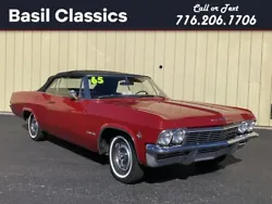 Another beautiful Basil Classic...this 1965 Chevrolet Impala SS Convertible has been handpicked and meets Joe Basils...