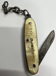 petit couteau ancien Publicitaire Gaspard Nice. Ref67512.