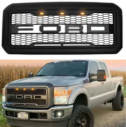 For 2011-2016 Ford F250 F350 F450 F550 Super Duty Raptor Style Front Grille Matte Black. Item Type: Front Grille. 1X...