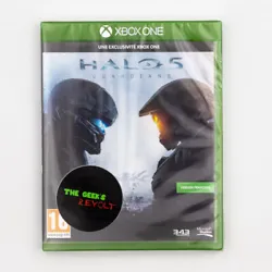 Halo 5 Guardians [PAL]. →Jeux Xbox One←. Version Française PAL. NOS SERVICES Jaquette, boîte et notice nettoyé.