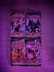Pokemon XY Fates Collide Booster Pack Complete Artset! 4 Total Booster Packs!.