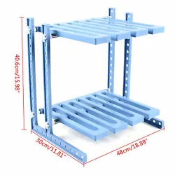 Under Sink 2 Tier Expandable Shelf Organizer Rack Storage Kitchen Tool Holders Specifications: Material: PP+ Stainless...