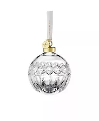 WATERFORD Crystal Round Clear Bauble.