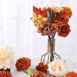 Diy flowers, Diy your life! The simulated flowers are vivid and will not fade. Flexible thin wire rods that can be...