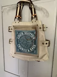 Louis Vuitton Blue Toile Globe Shopper Cabas Bag Trunks & Bags Excellent Condition Rare.  I found two others and they...
