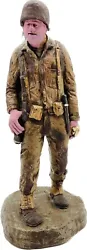 Michael Garman Injured Army Soldier 12” Handpainted Sculpture 1992. Buy with confidence. If you are not 100%...