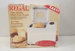 New in opened box.   Looking for a brand new bread machine to make delicious homemade bread? Check out this Regal Bread...