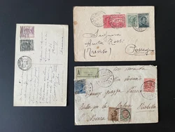 Italie - Lot 5 Documents : 2 Recommandées / 1 CP / 1 Expresso - 1900 à 1925
