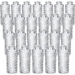 12 x Glass bud vases. Wide Application: glass bud vases for flowers are suitable for your dining table, living room,...