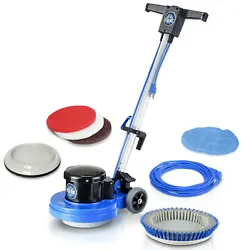 No matter what type of floor, regardless of if its carpet, wood, marble, or vinyl, this buffer cleans with ease....