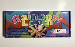 Rainbow Loom Rubber Band Bracelet Making Kit Crafts Kids Hobby.