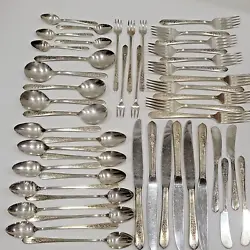 I didnt polish the silverware. Lovely estate find! With a provenance card from original owner. 6 iced tea spoons....
