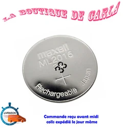 Tension : 3 V. Technologie piles/accus : lithium. Taille des piles/accus : ML 2016. Contenu : 1 pc(s).